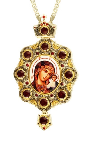 Bishop encolpion (panagia) - A987 (with chain)