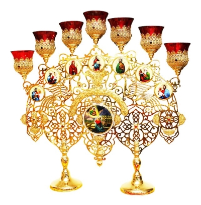 Church table seven-branch candelabrum - A988