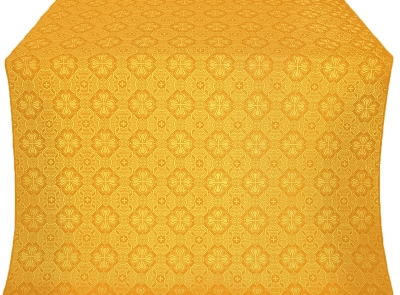 Pavlov Pokrov silk (rayon brocade) (yellow/gold)