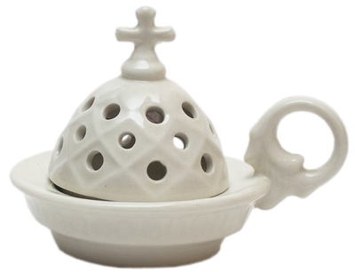 Church porcelain incense burner - 1339