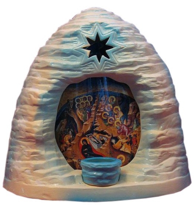 Porcelain Nativity scene  - 8644