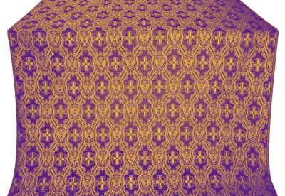 Seraphim silk (rayon brocade) (violet/gold)