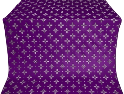 Bishop silk (rayon brocade) (violet/silver)