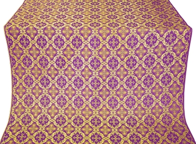 Nikolaev silk (rayon brocade) (violet/gold)