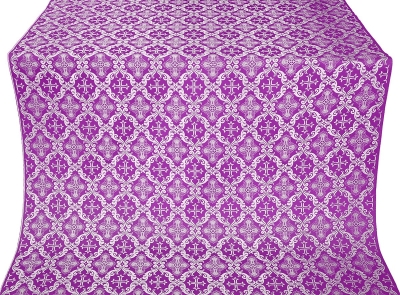 Nikolaev silk (rayon brocade) (violet/silver)