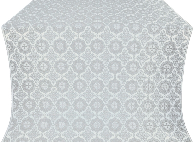 Vologda Posad metallic brocade (white/silver)