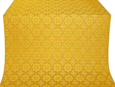 Vologda Posad silk (rayon brocade) (yellow/gold)