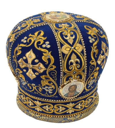 Embroidered mitre - 4048 (Size: 22.6'' (57.5 cm))