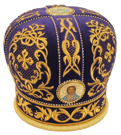 Embroidered mitre - 2942 (Size: 25.2'' (64 cm))