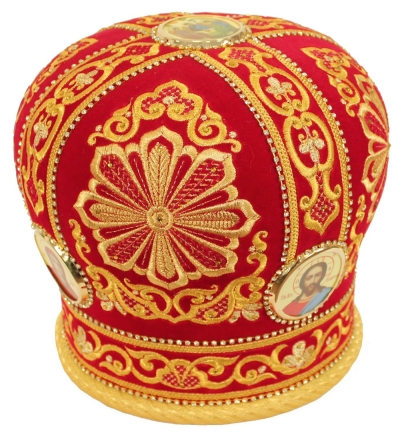 Embroidered mitre - 2934 (Size: 23.6'' (60 cm))