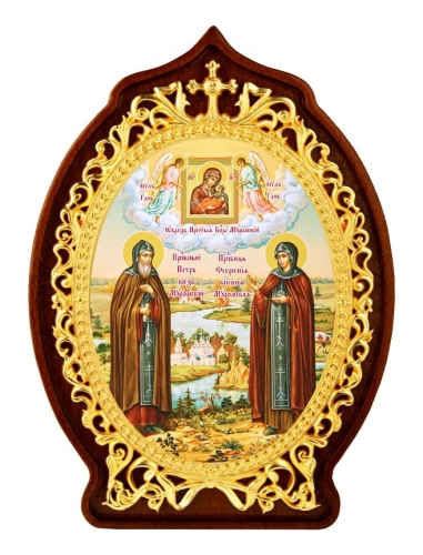 Table icon - Holy Right-Believeing Princes peter and Thebroniya