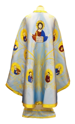 Greek Priest vestments - Apostle Tree (blue-gold)