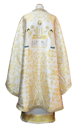 Greek Priest vestments - Christ the Archpriest (white-gold)