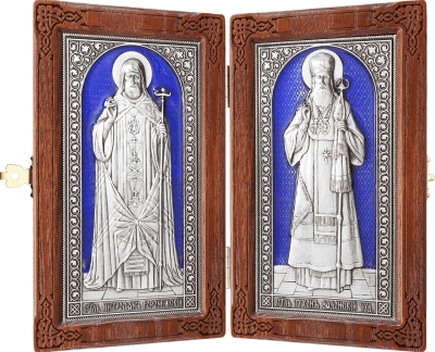 Icon folder - Stt. Mitrophanus and Tikhon on Voronezh - A133-3