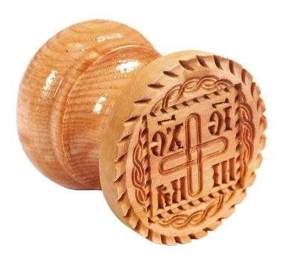 Russian Orthodox prosphora seal NIKA seal no.6 (Diameter: 2.4'' (60 mm))