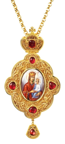 Bishop encolpion panagia no.018