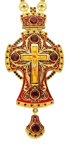 Pectoral priest cross no.38 with chain
