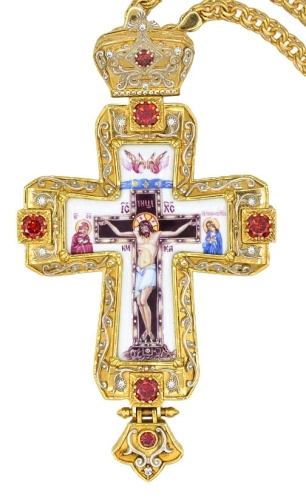 Pectoral priest cross no.196 with chain