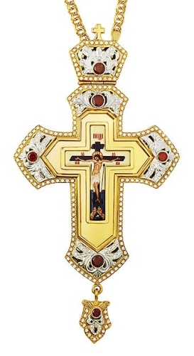 Pectoral priest cross no.266 with chain