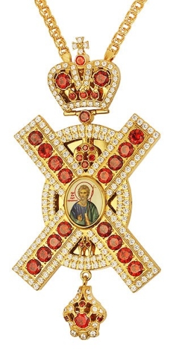 Pectoral priest cross no.308 with chain