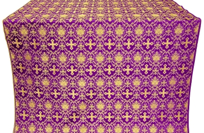 Vladimir Posad metallic brocade (violet/gold)