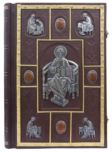Orthodox service Gospel book in jewelry cover no.85