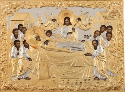 Religious icons: Dormition of the Most Holy Theotokos