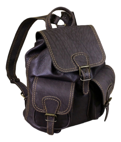 Natural leather backpack - 2