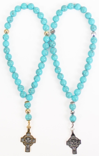 Prayer-rope 30 knots - Turquoise