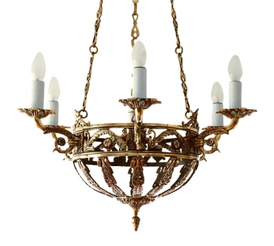 One-layer church chandelier (horos) - Alat (6 lights)