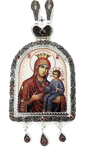 Bishop panagia Theotokos of Iveron - A1045c