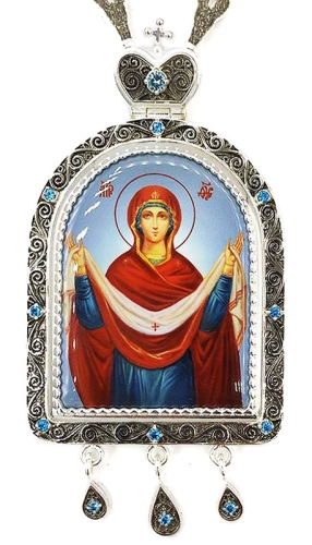 Bishop panagia Protection of the Theotokos - A1045c