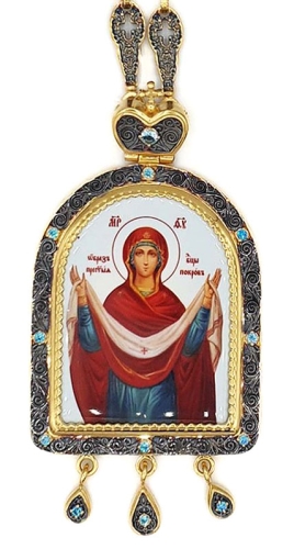 Bishop panagia Protection of the Theotokos - A1045