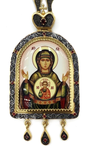 Bishop panagia Theotokos of the Sign - A1045