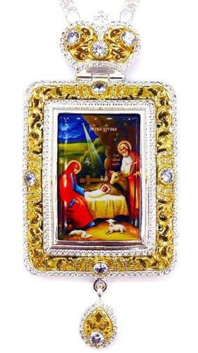 Bishop panagia Nativity of Christ - A1079c