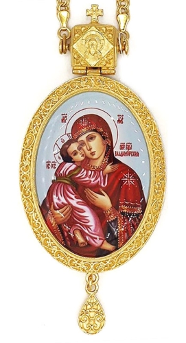 Bishop panagia Theotokos of Vladimir - A1282
