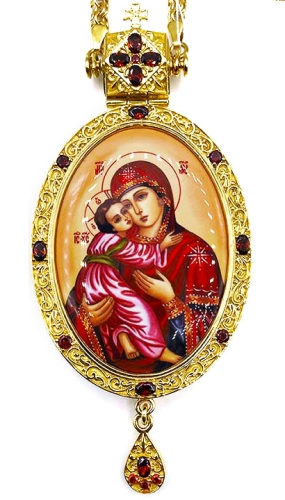 Bishop panagia Theotokos of Vladimir - A1283