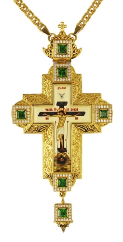 Pectoral cross with adornment - A265