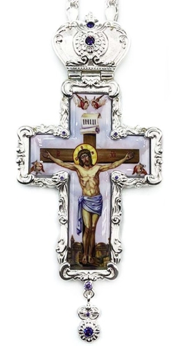 Pectoral cross with adornment - A325