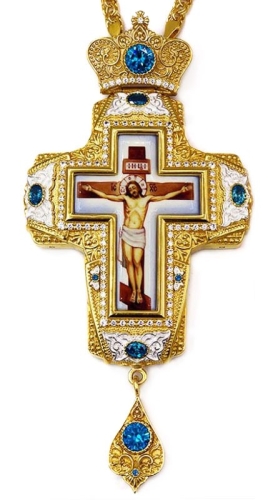 Pectoral cross with adornment - A331d