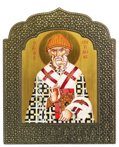 Icon: Holy Hierarch Spyridon of Tremethius - 4