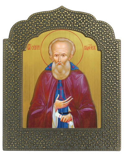Icon: Holy Venerable Sergius of Radonezh the Wonderworker - 7