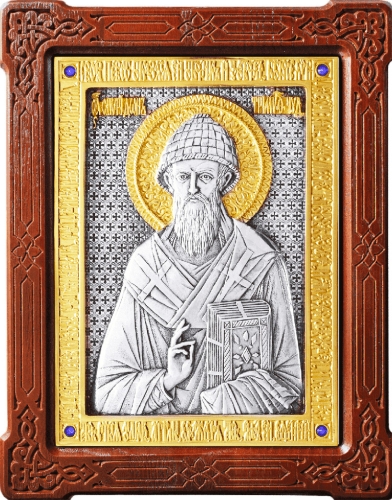 Icon: Holy Hierarch Spyridon of Tremethius - 102-6