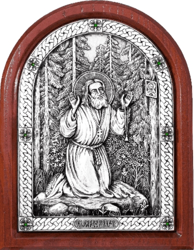 Icon - Holy Venerable Seraphim of Sarov - A116-2