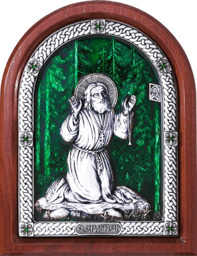 Icon - Holy Venerable Seraphim of Sarov - A116-3