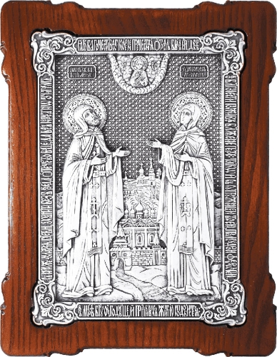 Icon - Holy Venerable Princes Peter and Thebroniya - A120-1
