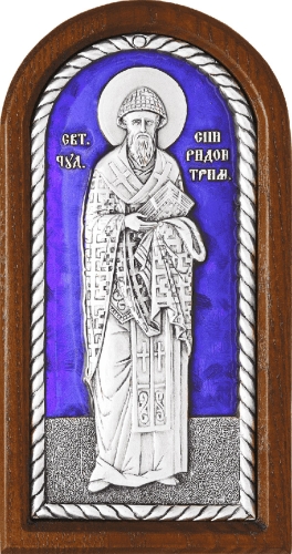 Icon: Holy Hierarch Spyridon of Tremethius - 140-3