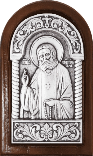 Icon - Holy Venerable Seraphim of Sarov - A147-1