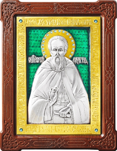 Icon - Holy Venerable Sergius of Radonezh - A48-7