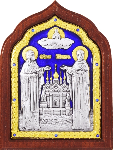 Icon - Holy Venerable Princes Peter and Thebroniya - A67-7